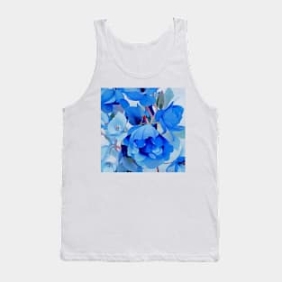 Blue Blossoms Tank Top